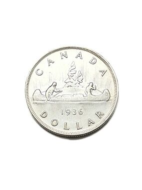 1936 Canadian Silver Dollar, King George V
